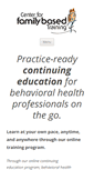 Mobile Screenshot of familybasedtraining.com